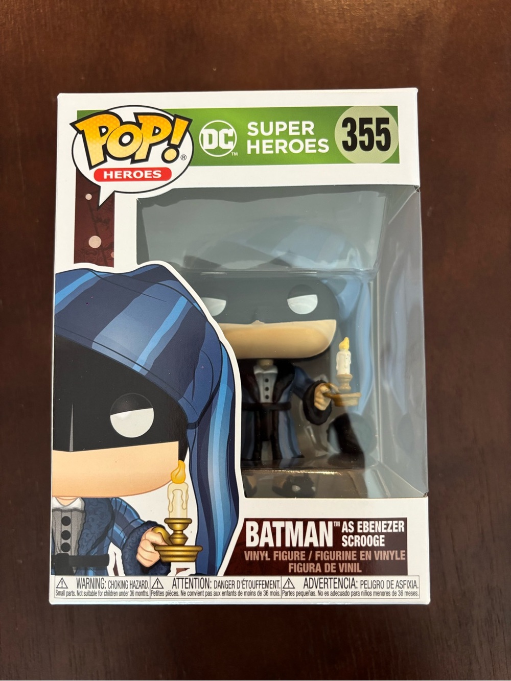 FUNKO POP! HEROES DC COMICS SUPER HEROES BATMAN AS EBENEZER SCROOGE #355